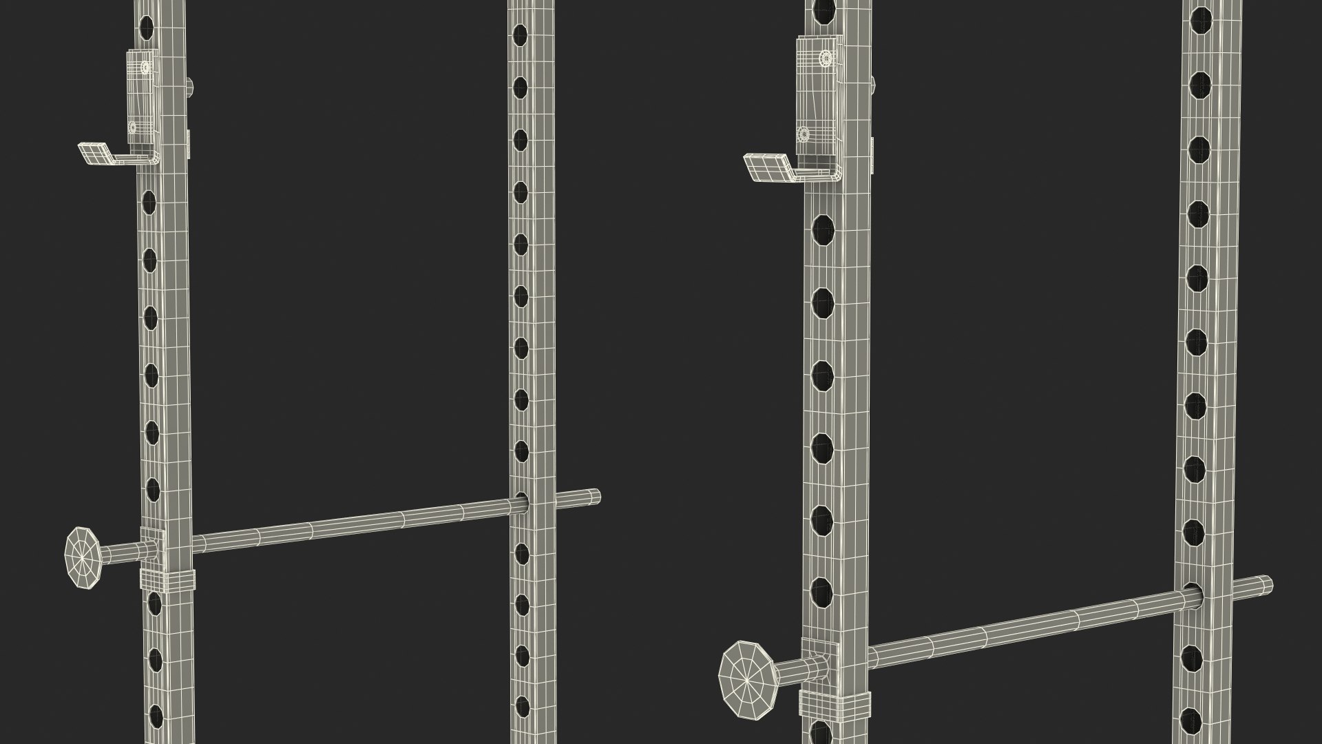 3D Power Rack Red - TurboSquid 1820913