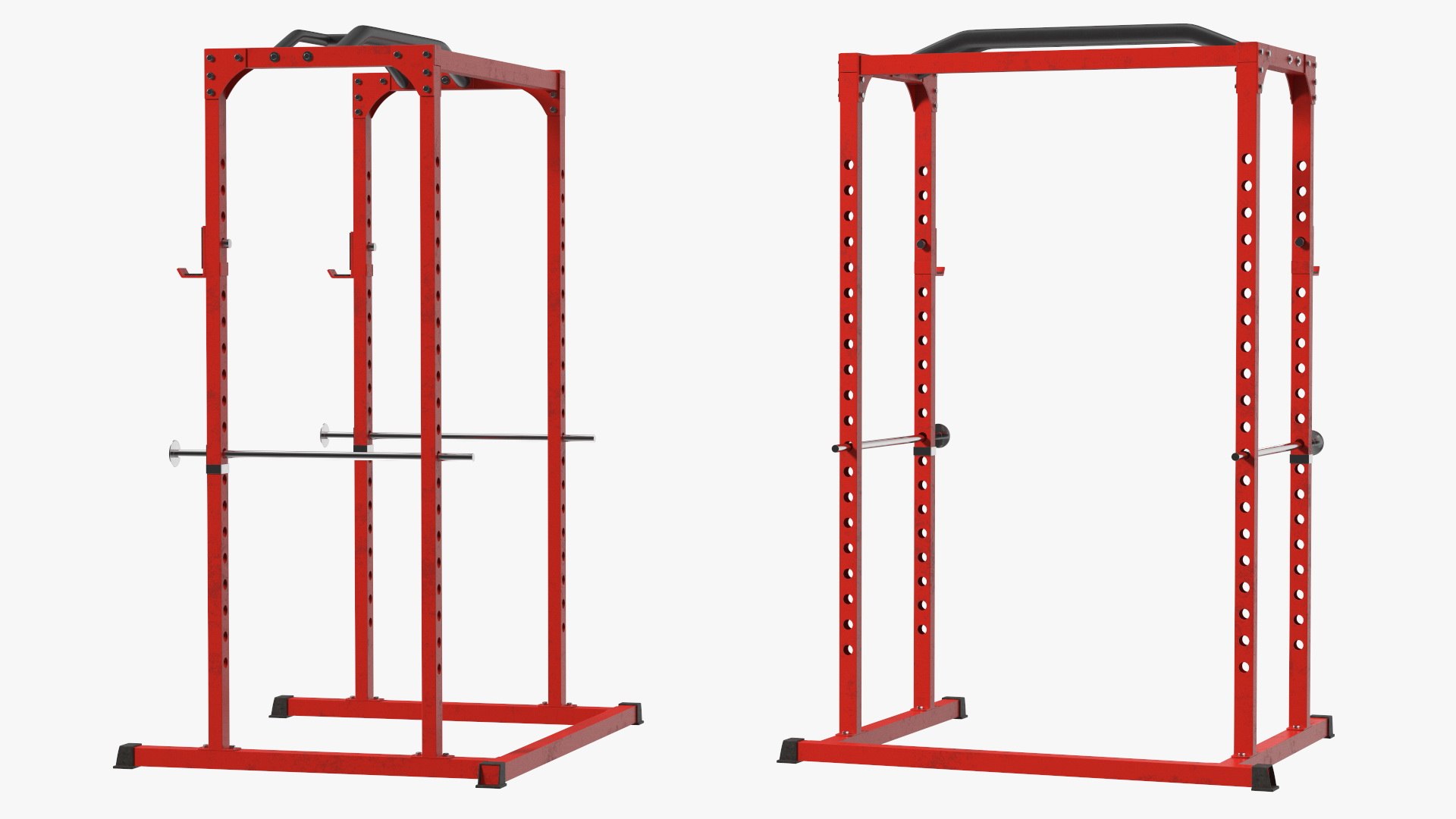 3D Power Rack Red - TurboSquid 1820913