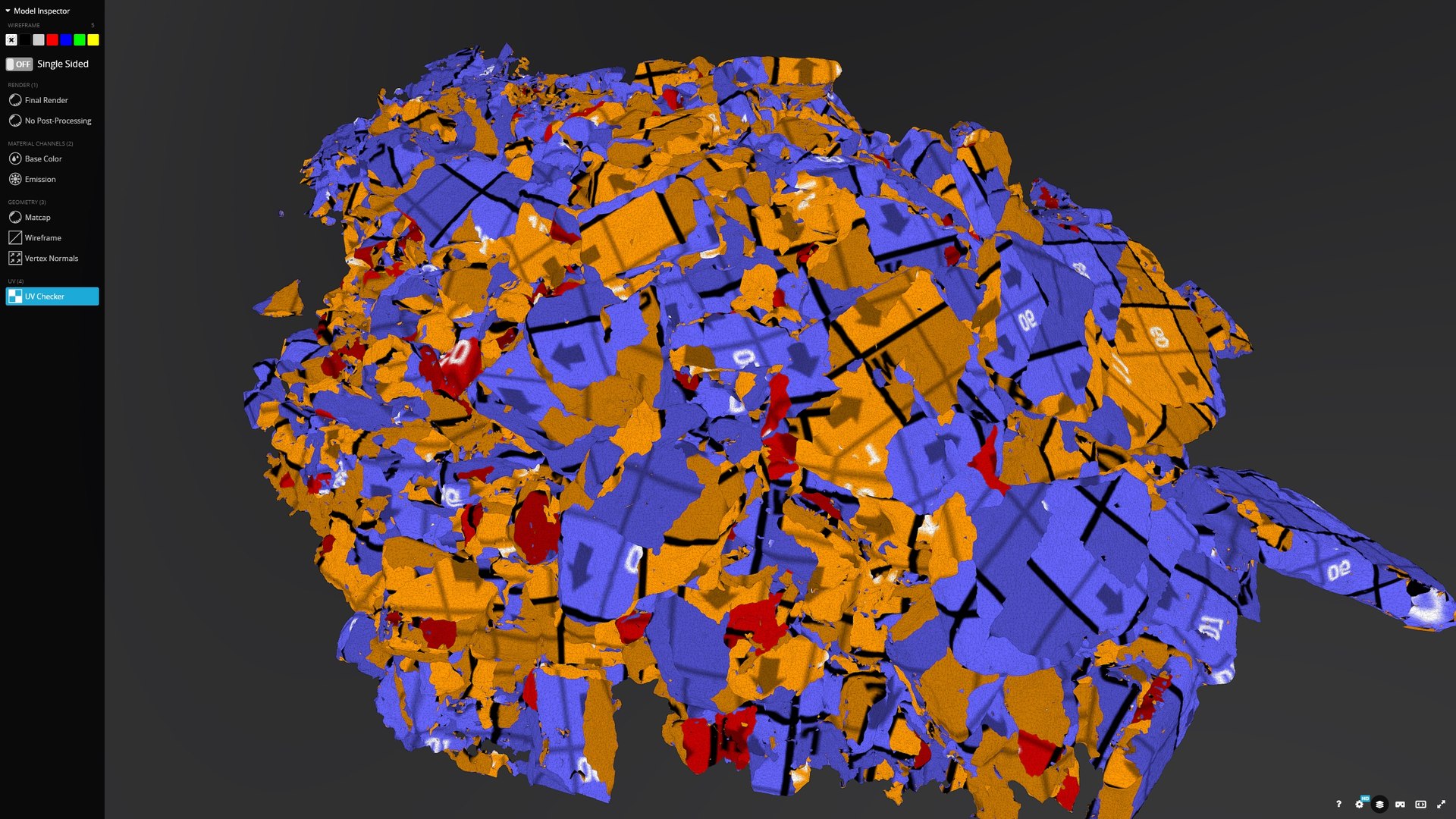 3D Mound Pile Of Construction Waste Asphalt Pieces Debris - TurboSquid ...