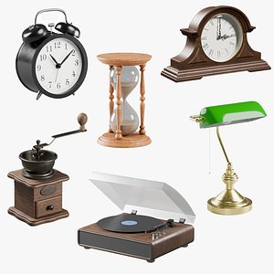 3D Retro Props Collection