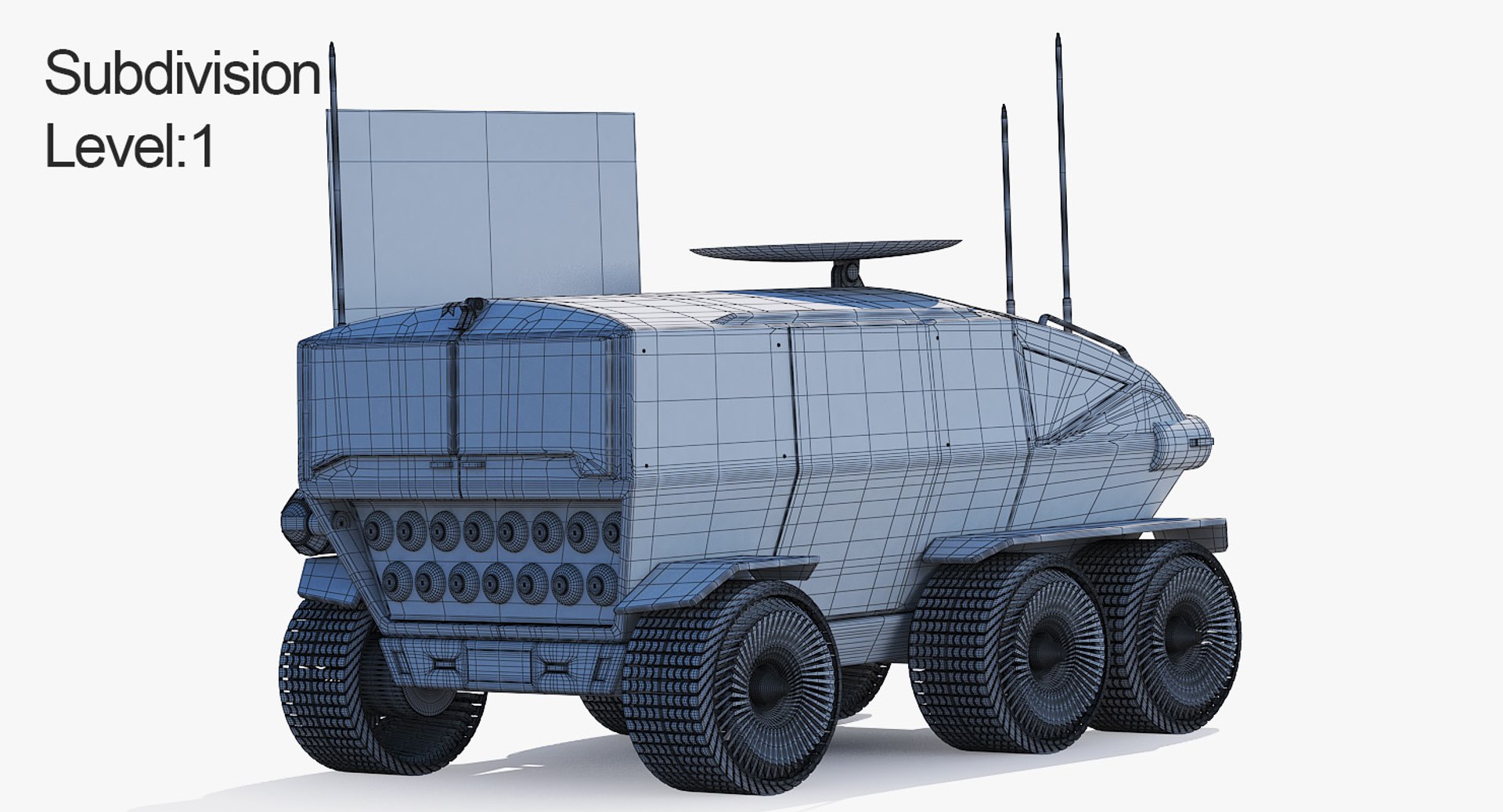 3D Moon Rover Concept - TurboSquid 1433174