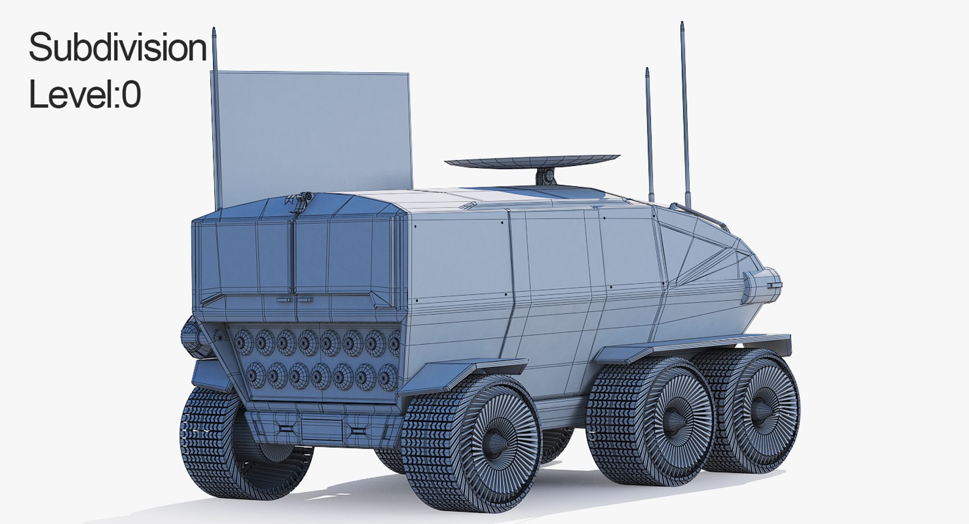 3D Moon Rover Concept - TurboSquid 1433174