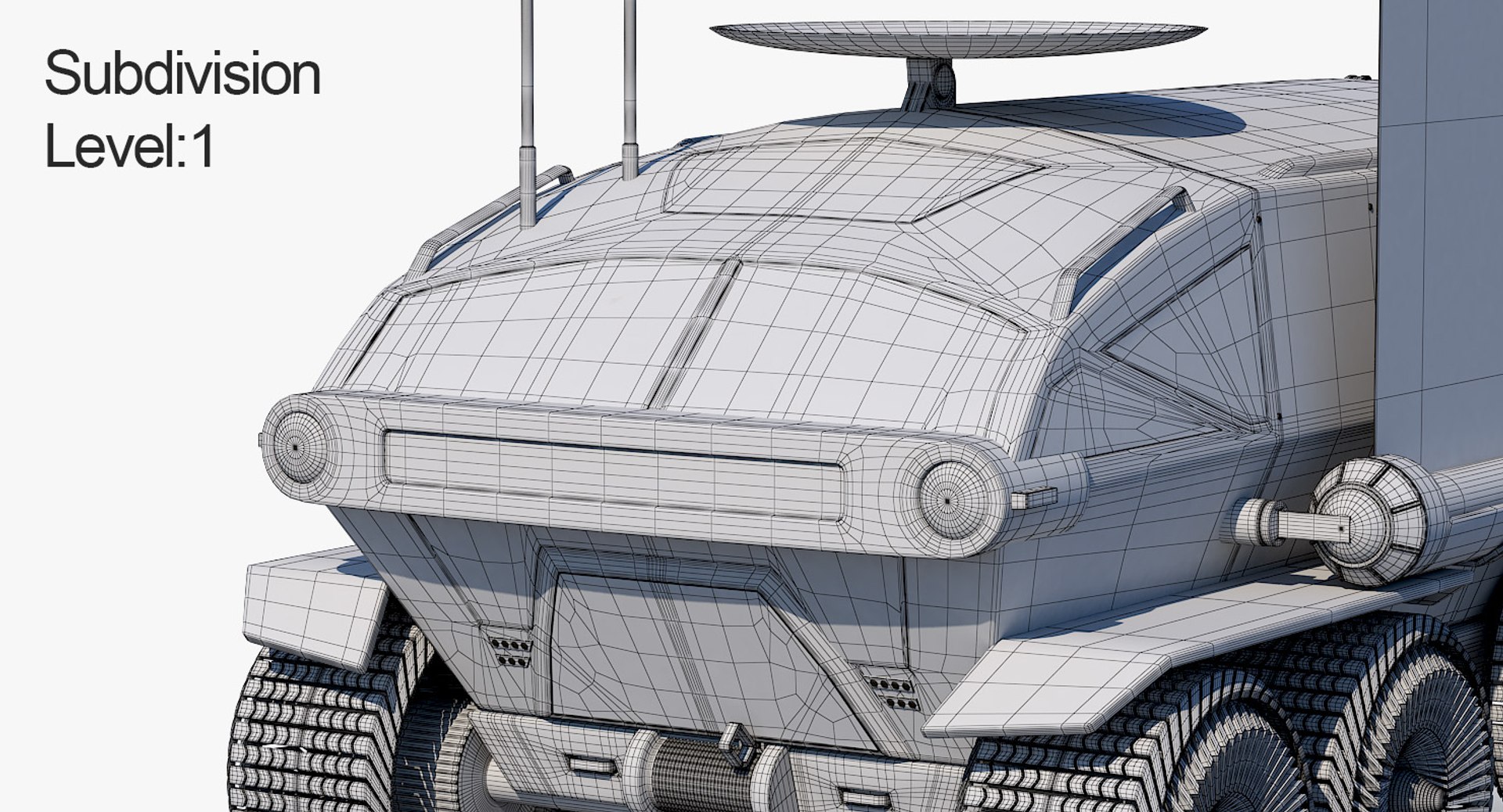 3D Moon Rover Concept - TurboSquid 1433174