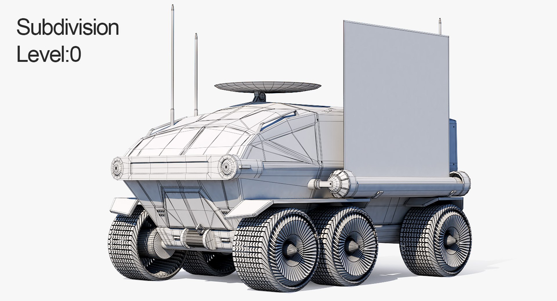 3D Moon Rover Concept - TurboSquid 1433174