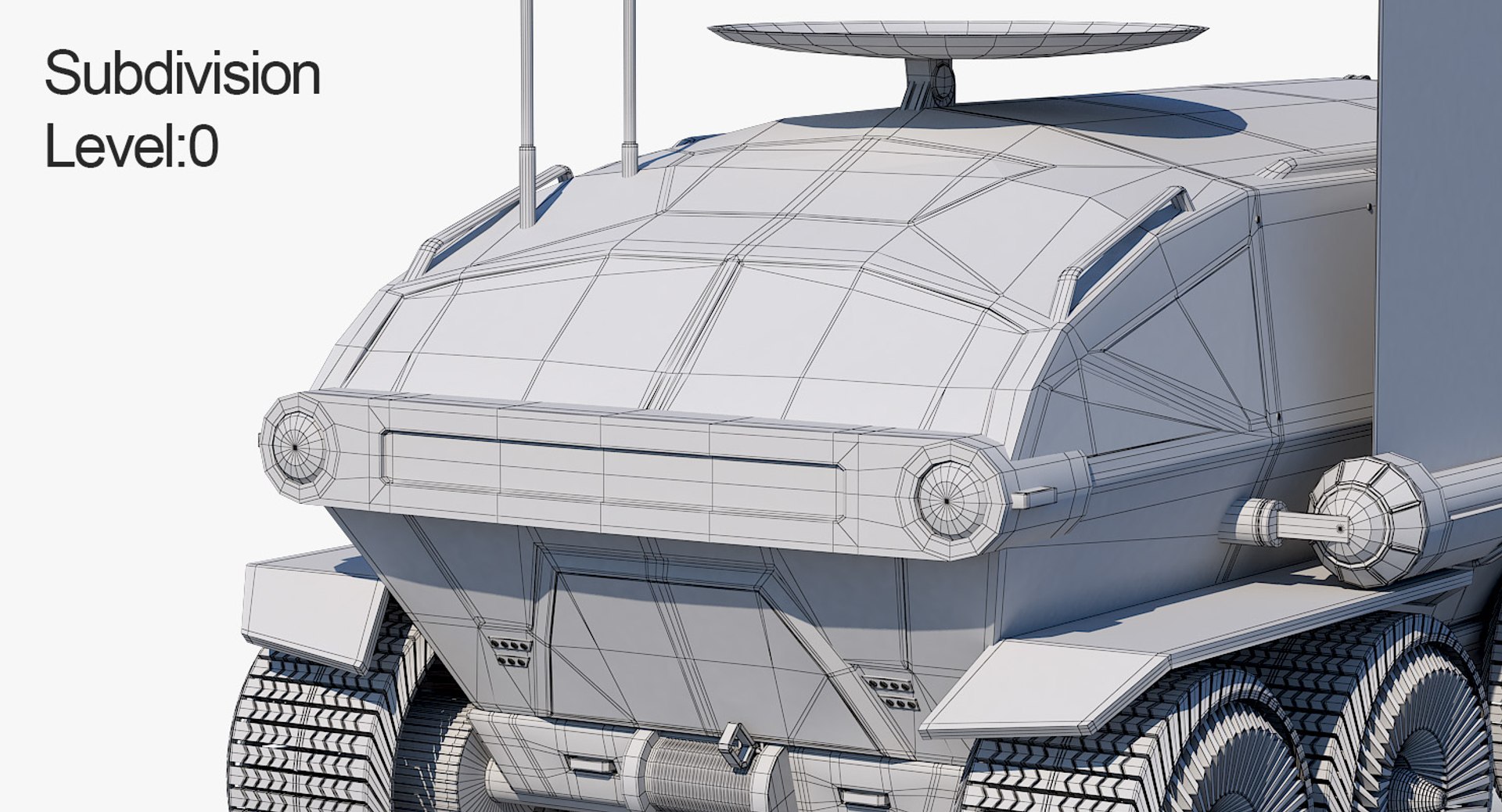 3D Moon Rover Concept - TurboSquid 1433174
