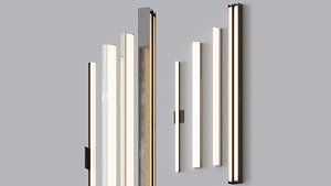 Wall lamps Set 3D model