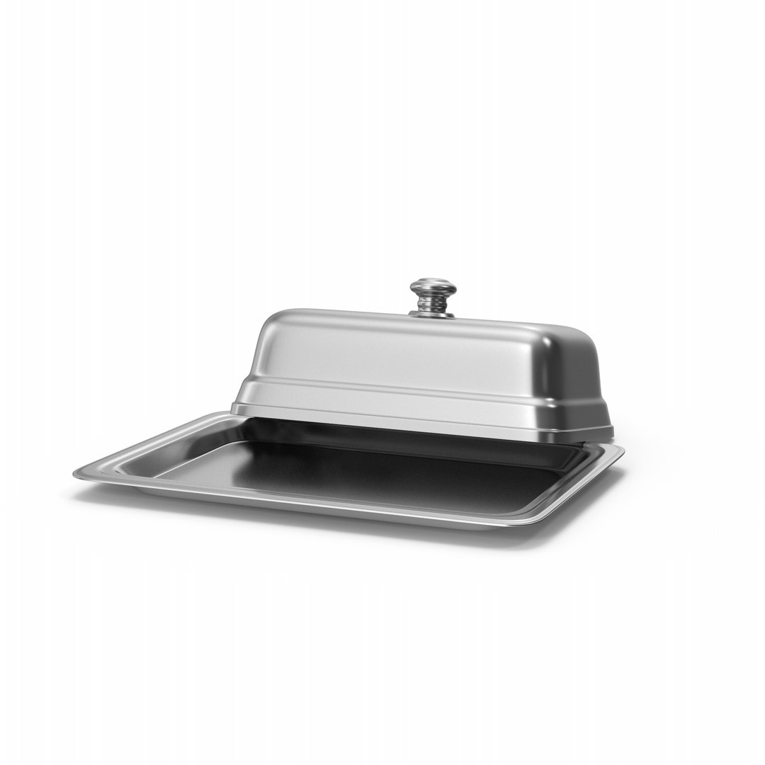 Butter Dish 3D Model - TurboSquid 1915298