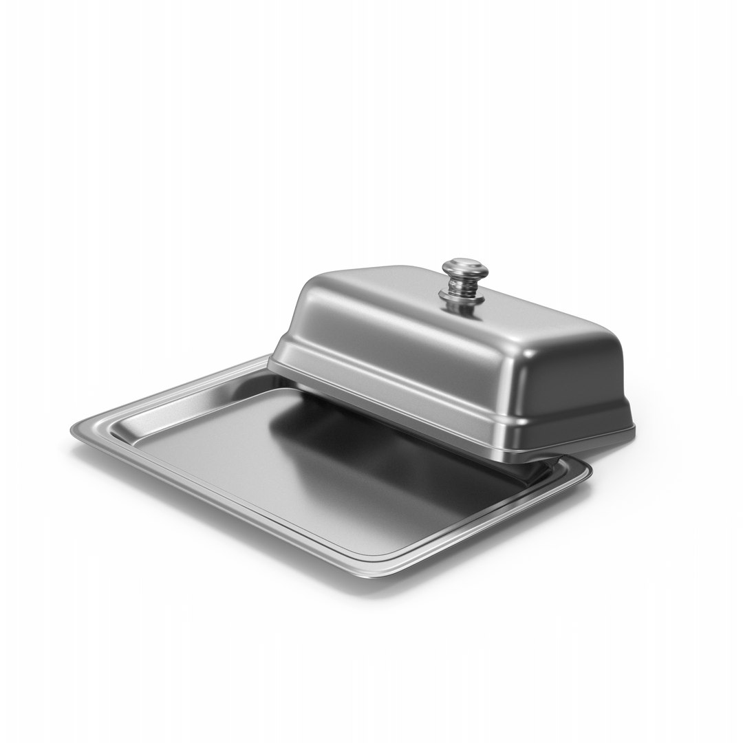 Butter Dish 3D Model - TurboSquid 1915298