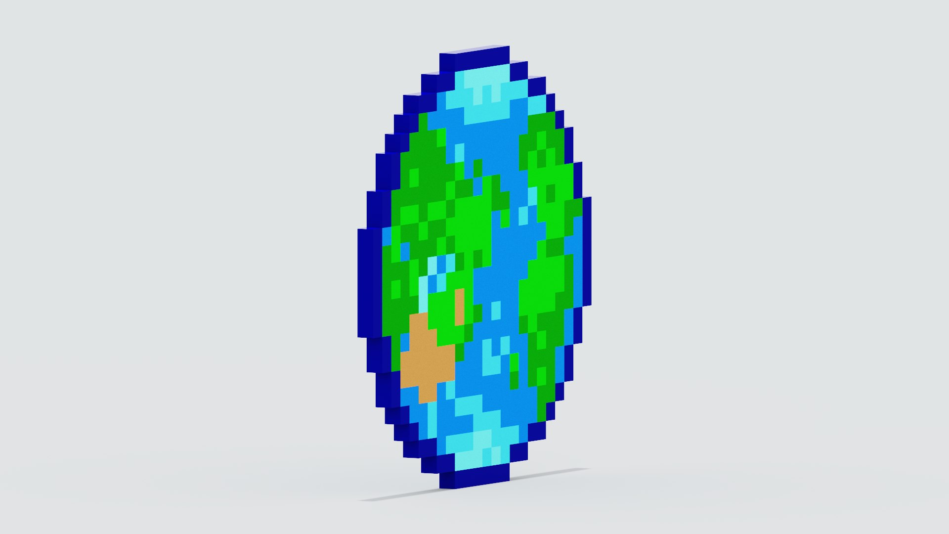 Pixel World 3D Model - TurboSquid 2019333