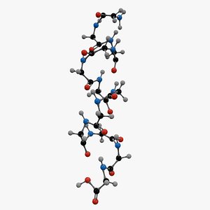 Helix Molecule 3D model
