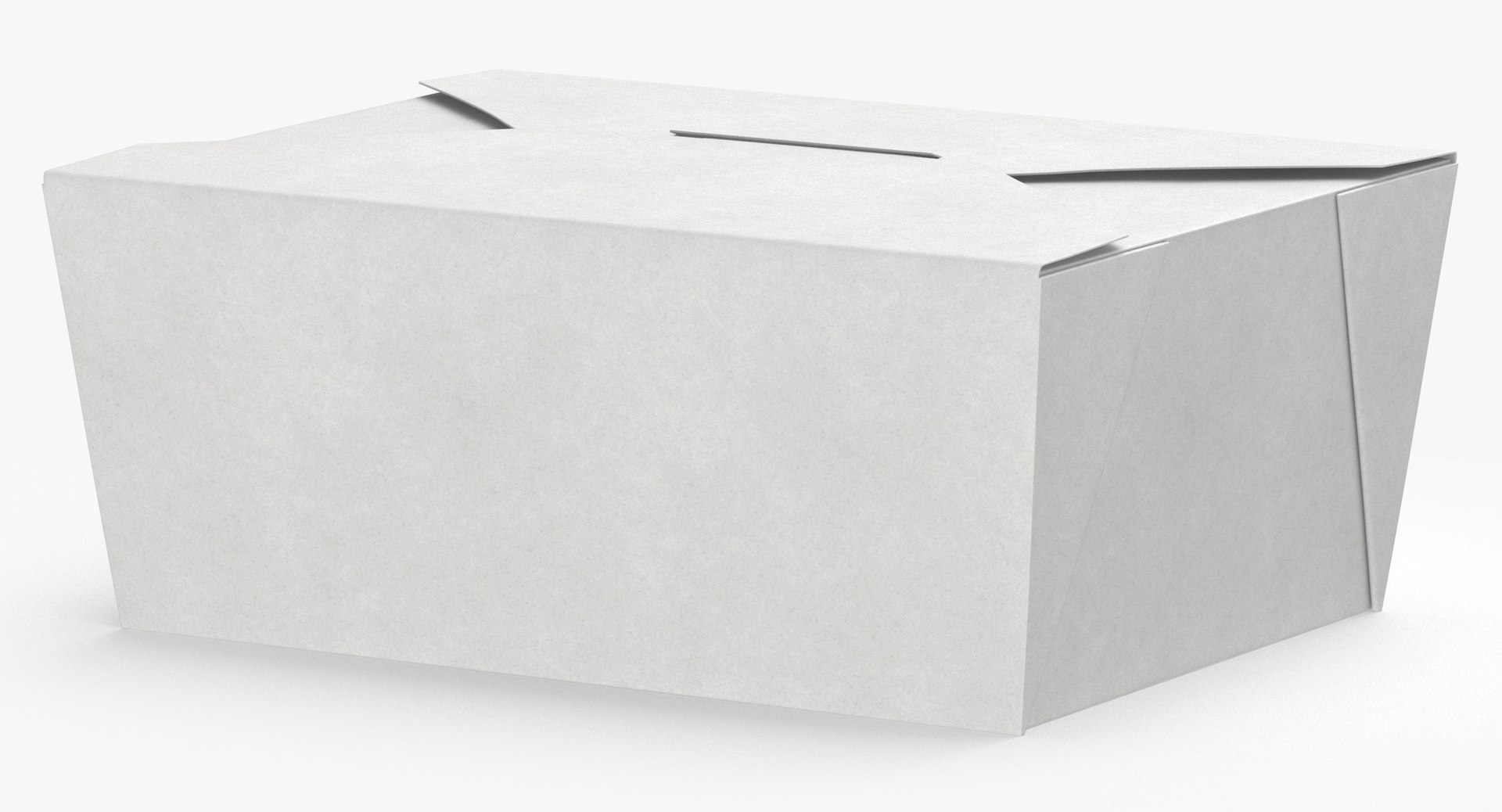 Chinese Food Box 04 Closed 3D Model - TurboSquid 2118441
