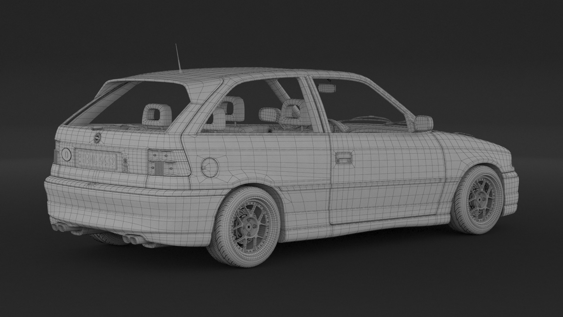 3D Opel Astra GSI Model - TurboSquid 2205334