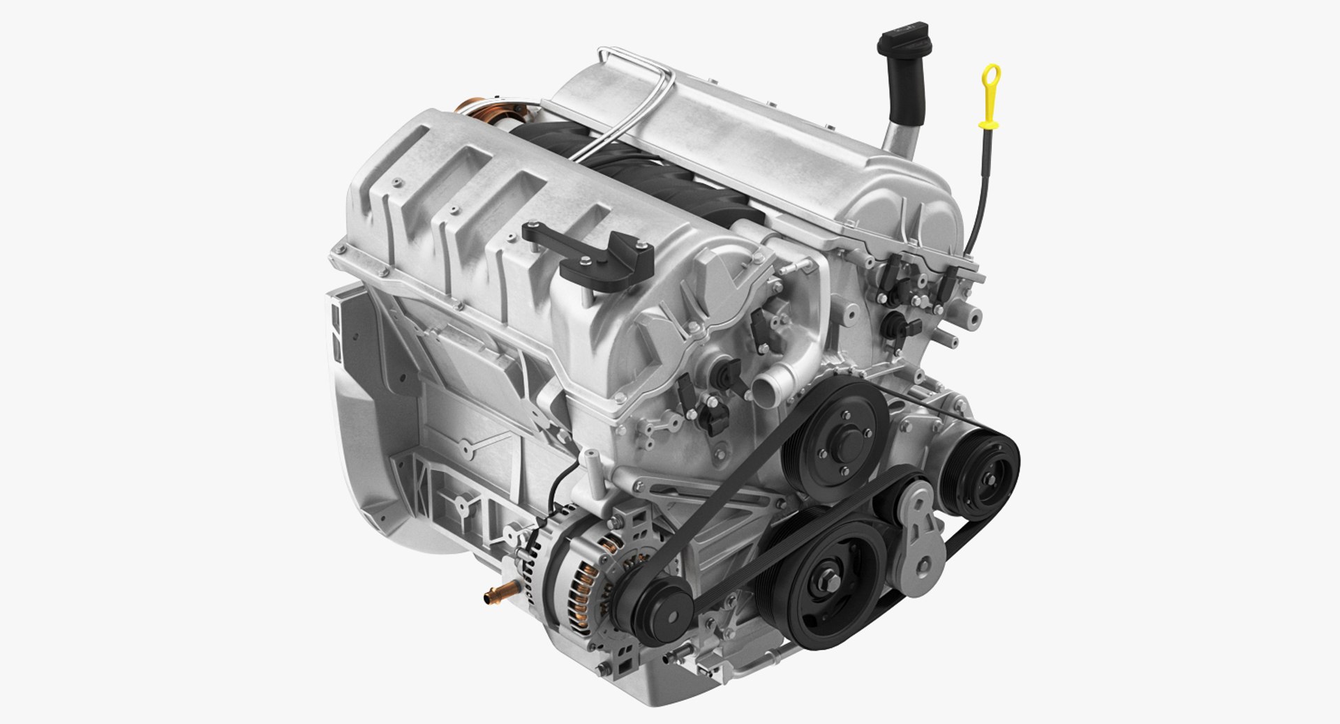 Car Engine 3D model preview
