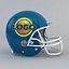 3d football helmet