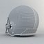 3d football helmet