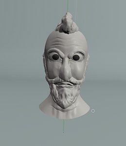 3d model of character face