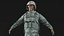 Soldier with Hydration Carrier Backpack 3D model