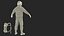 Soldier with Hydration Carrier Backpack 3D model