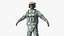 Soldier with Hydration Carrier Backpack 3D model