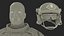 Soldier with Hydration Carrier Backpack 3D model
