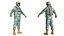 Soldier with Hydration Carrier Backpack 3D model