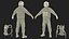 Soldier with Hydration Carrier Backpack 3D model