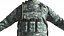 Soldier with Hydration Carrier Backpack 3D model
