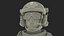 Soldier with Hydration Carrier Backpack 3D model
