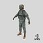 Soldier with Hydration Carrier Backpack 3D model