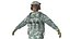 Soldier with Hydration Carrier Backpack 3D model