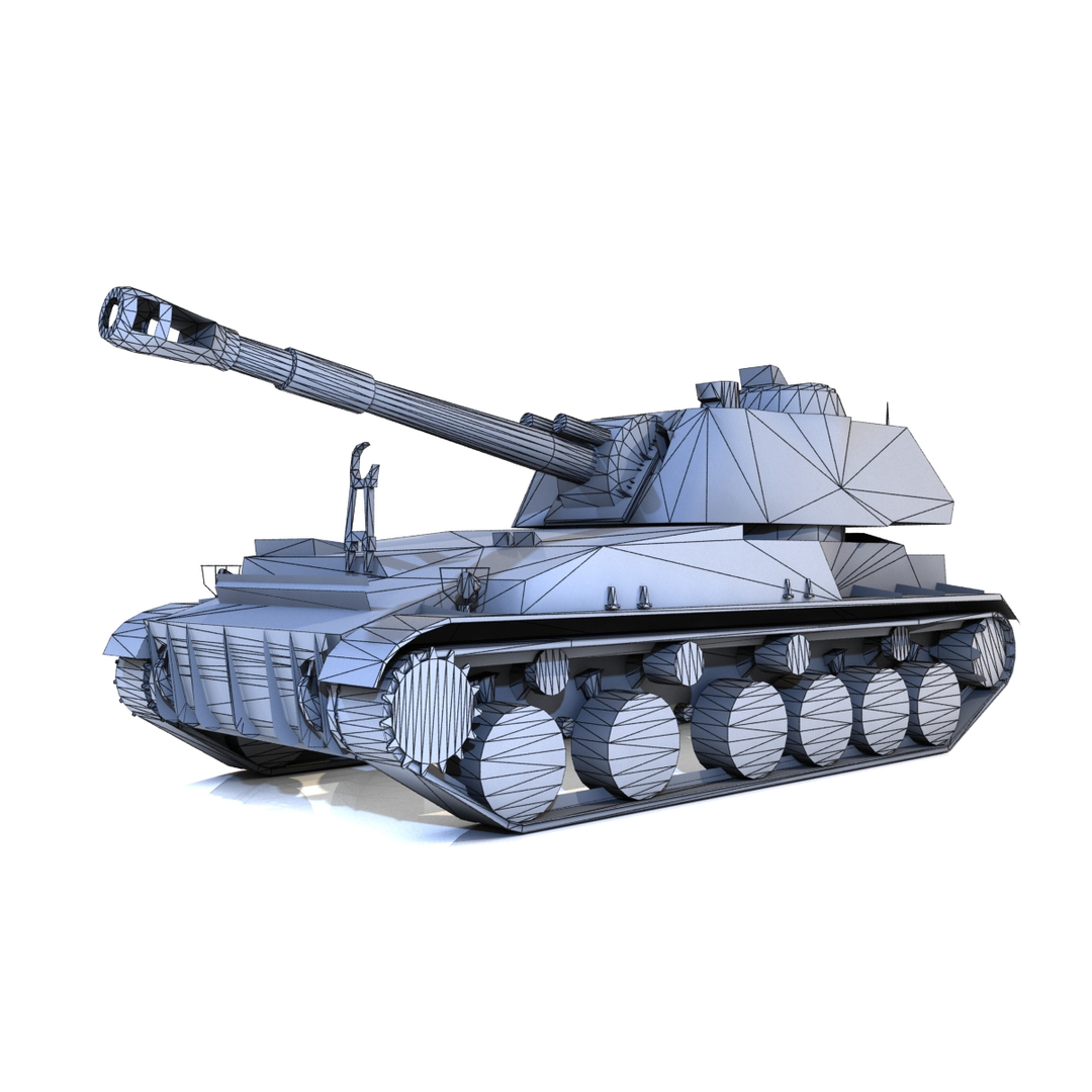 3d Model 2s3 Soviet