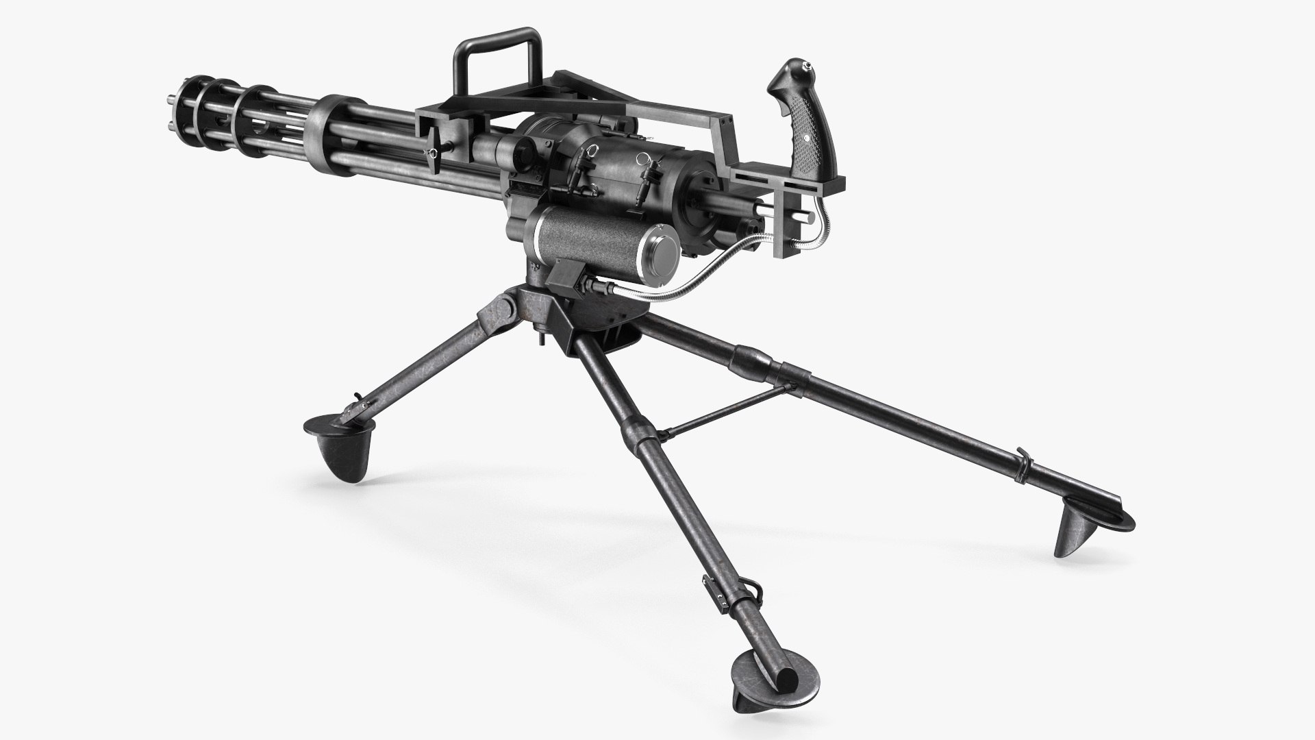 Minigun With Tripod 3D - TurboSquid 2250524