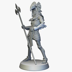 3D model horus character god