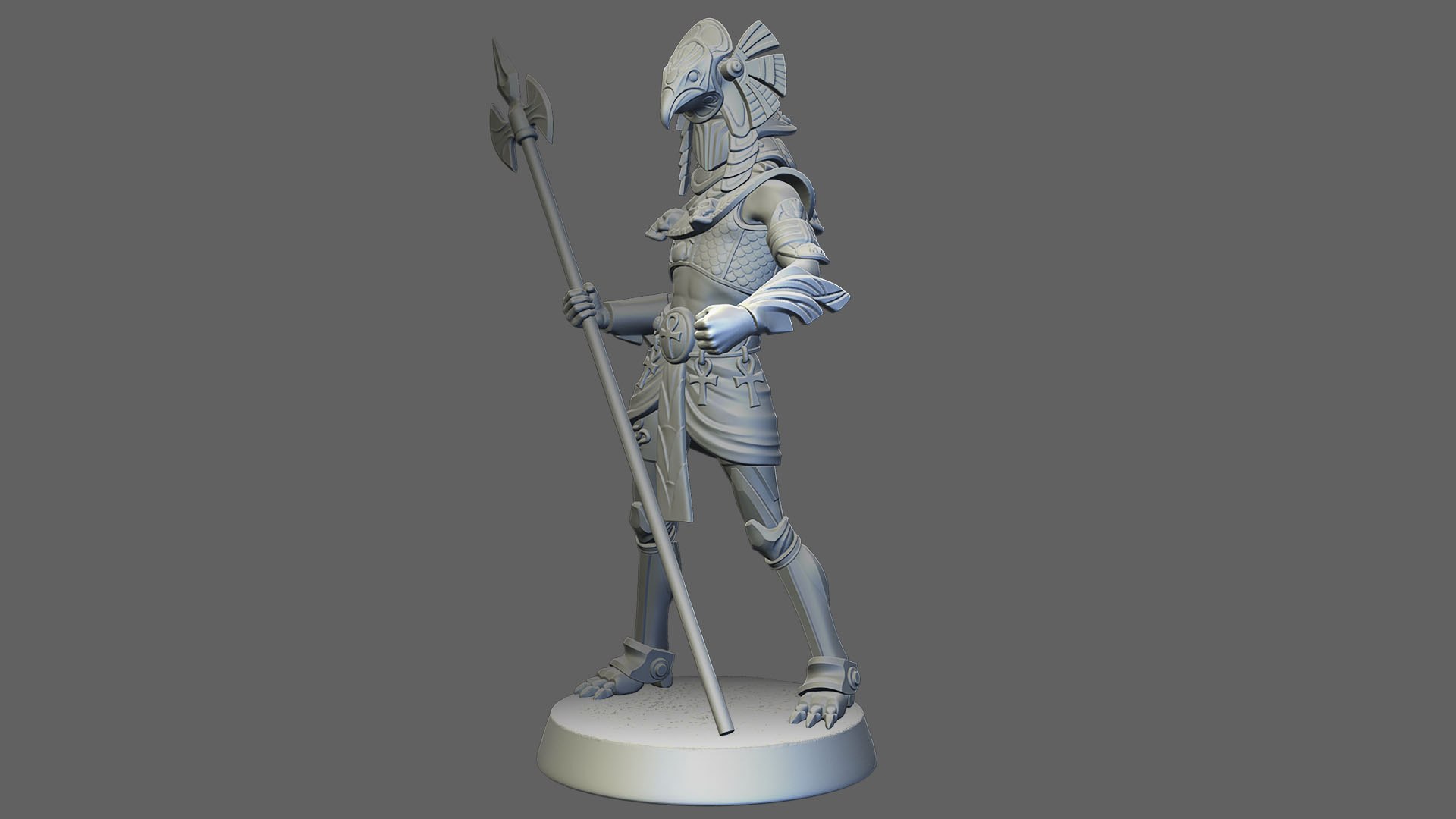 3D Model Horus Character God TurboSquid 1649757