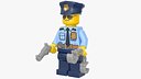 Lego Minifig Male Police