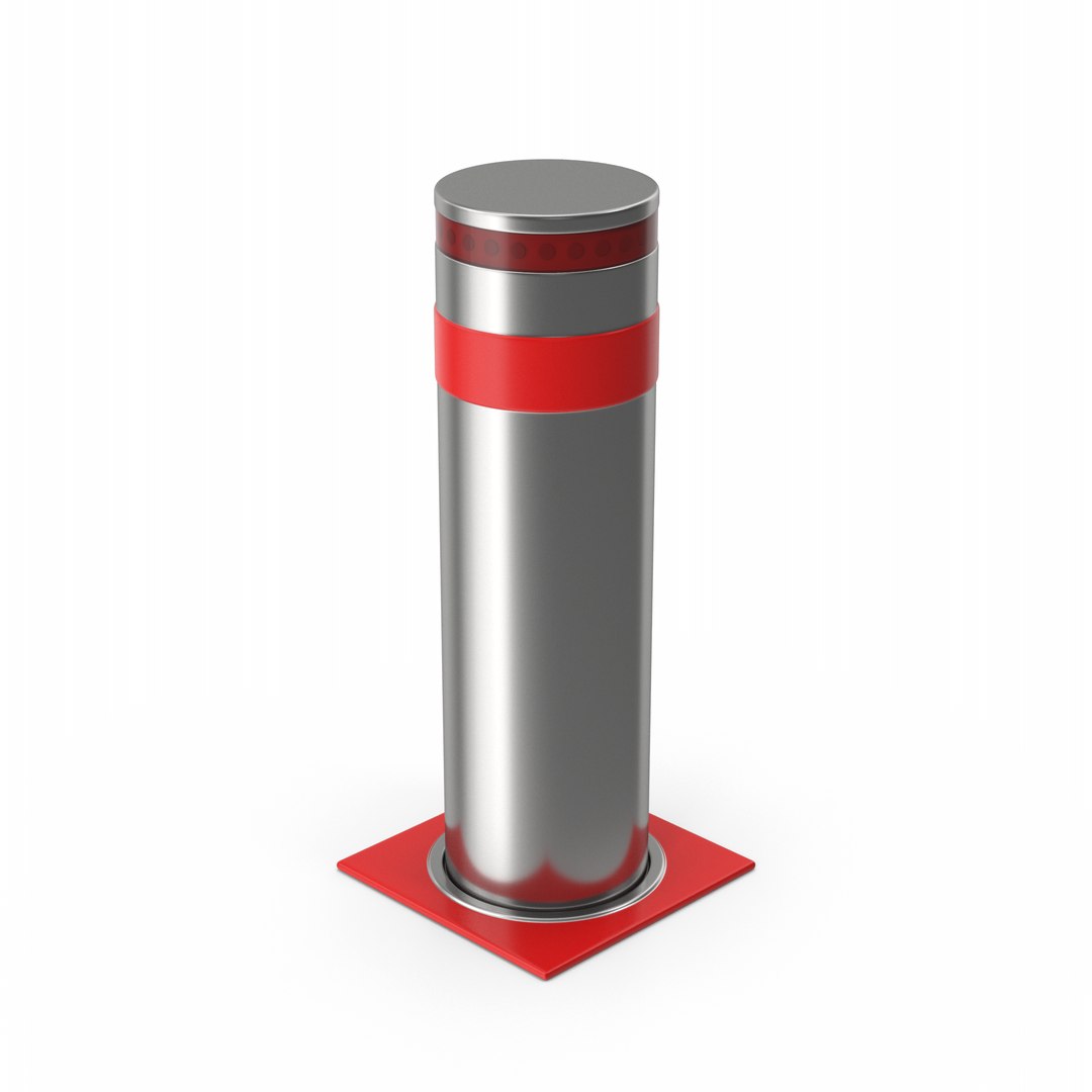 3D Retractable Road Safety Bollard - TurboSquid 2005484