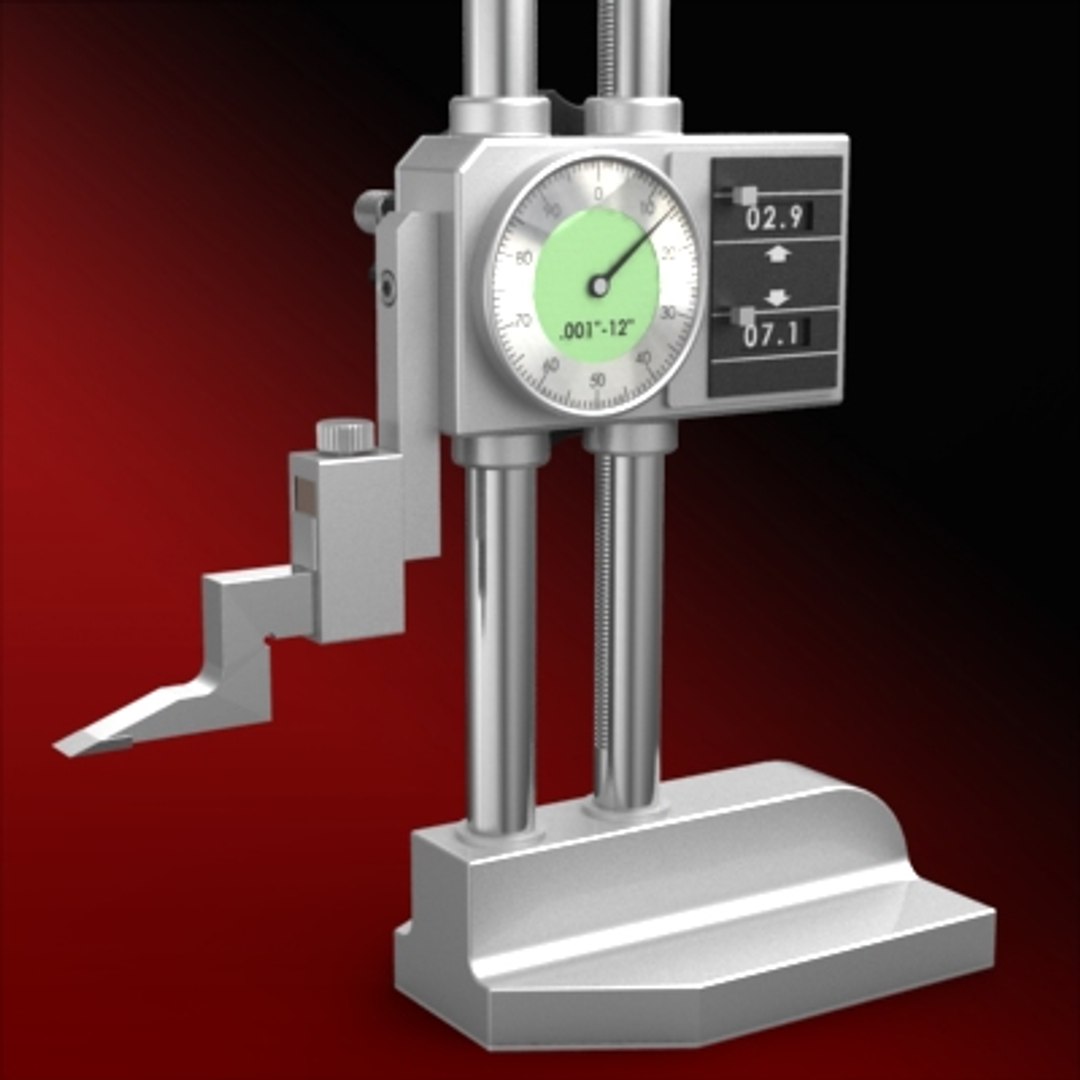 height gauge 3d model