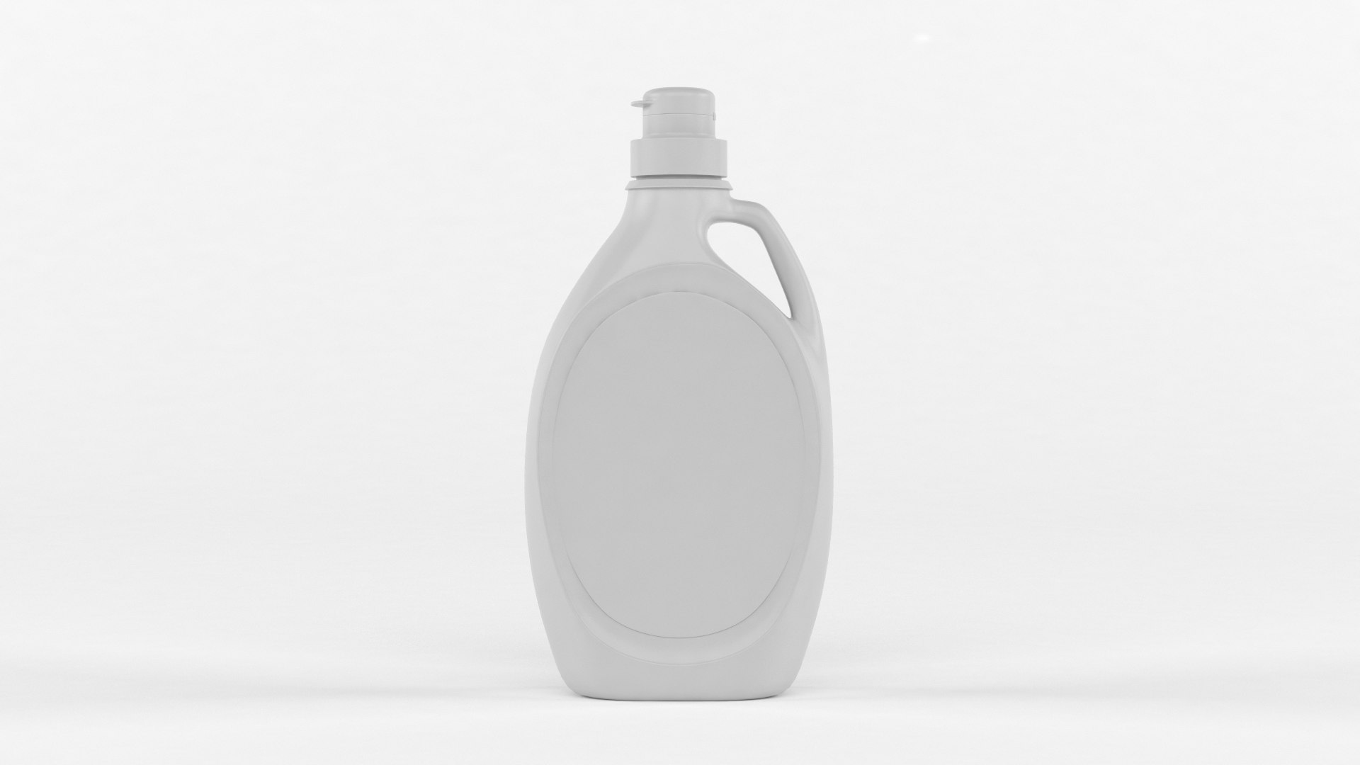 3D Model Plastic Bottle White - TurboSquid 1688115