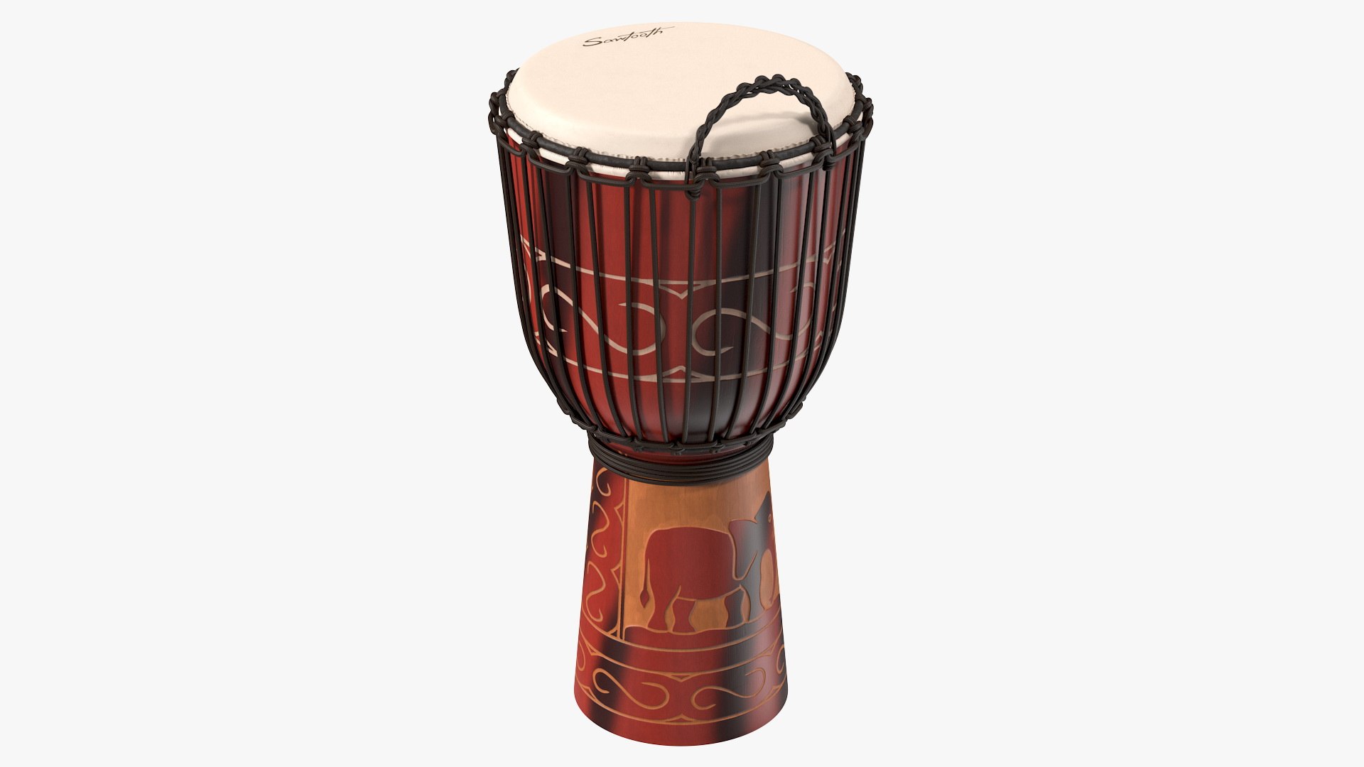 Sawtooth Harmony Series Hand Djembe 3D model preview
