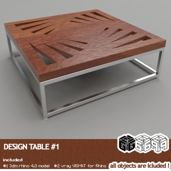 Table Rhino 3D Models for Download TurboSquid
