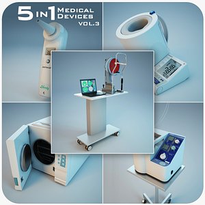 medical devices 5 1 3d model