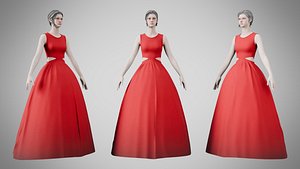 3D Dress 32 Alabama Crimson
