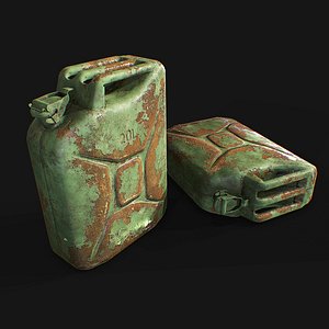 3D steel jerry olive green