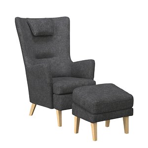 3D Omtanksam Armchair model