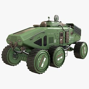 Mars Rover Concept 2 Green model