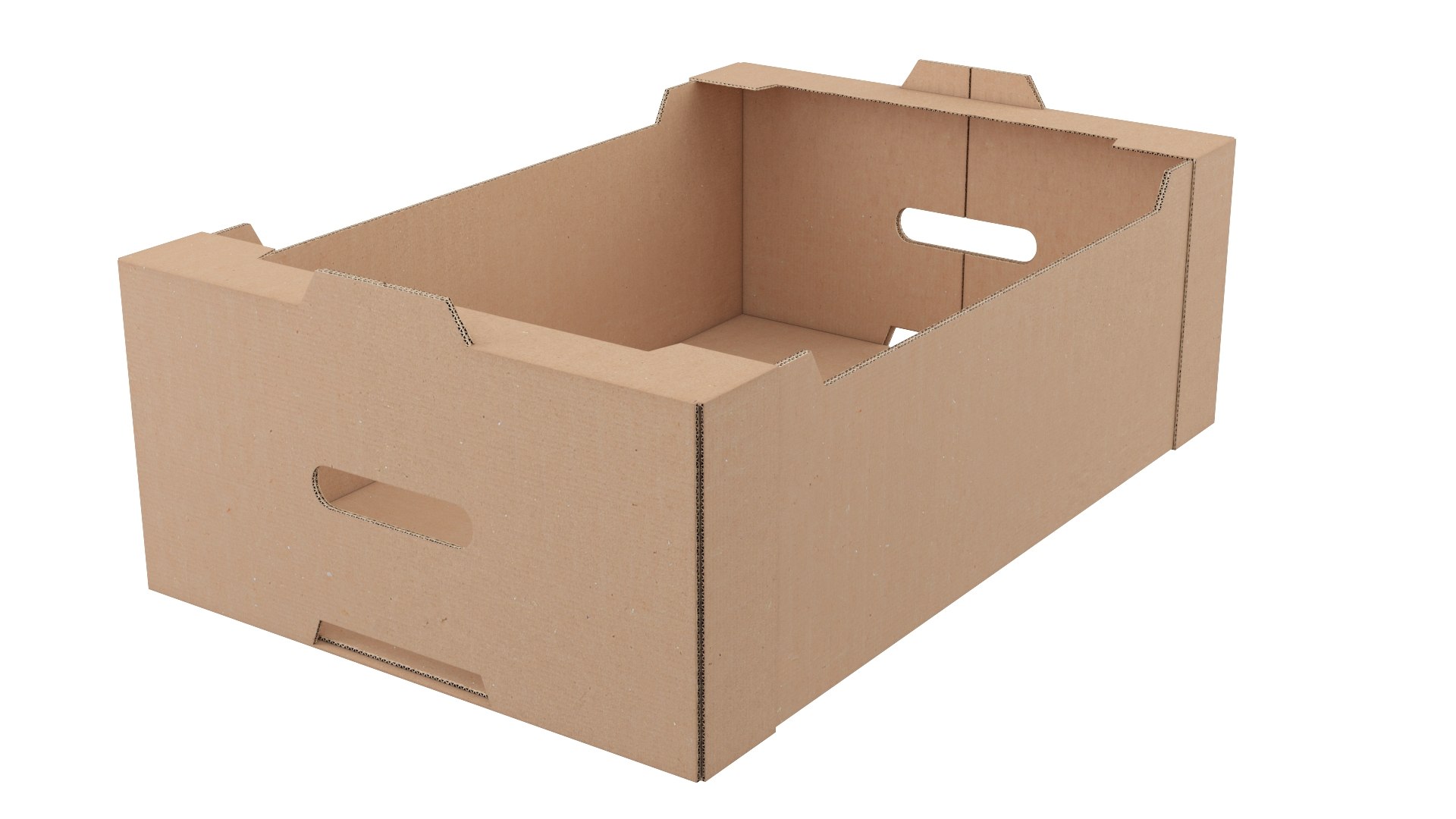 3D cardboard box model TurboSquid 1664281