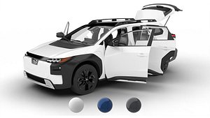 Subaru Trailseeker Premium 2026 HQ many objects 3D model