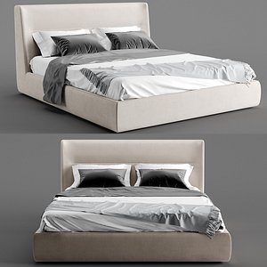 LETTO PIATTAFORMA ROVINATO DI ROVERE RUSSO Modello 3D $18 - .max .fbx -  Free3D