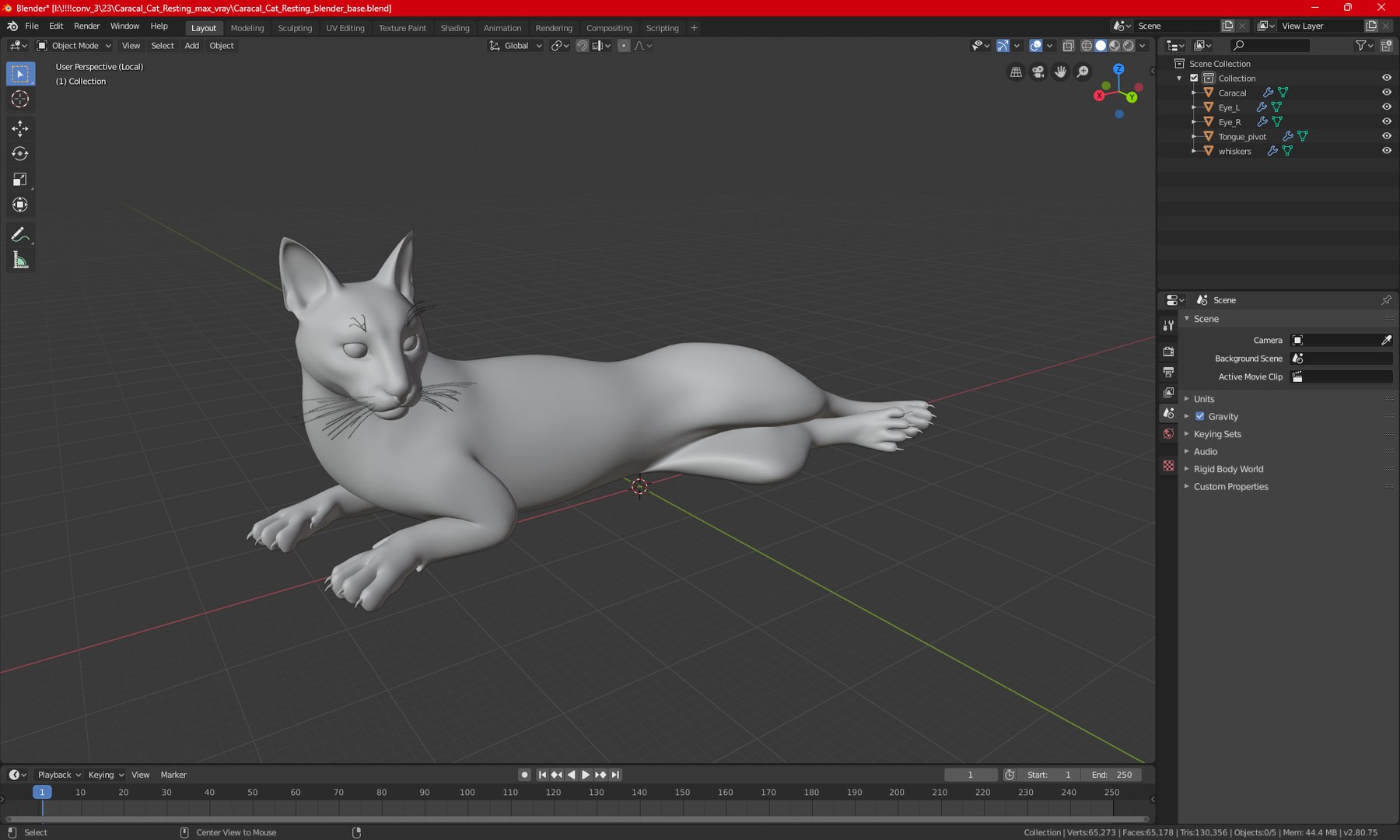 Caracal Cat Resting model https://p.turbosquid.com/ts-thumb/20/9ELfwN/Cc/caracalcatrestingc4dmodel027/jpg/1706572255/1920x1080/fit_q87/e21c70b800eb7d25287046a5e425fd43bf6b3703/caracalcatrestingc4dmodel027.jpg