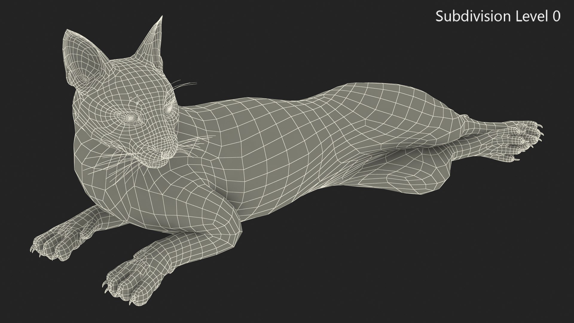 Caracal Cat Resting model https://p.turbosquid.com/ts-thumb/20/9ELfwN/Tt/caracalcatrestingc4dmodel020/jpg/1706572223/1920x1080/fit_q87/35d0266d5cabeb07f9ceb0bbb40147142d236b2c/caracalcatrestingc4dmodel020.jpg